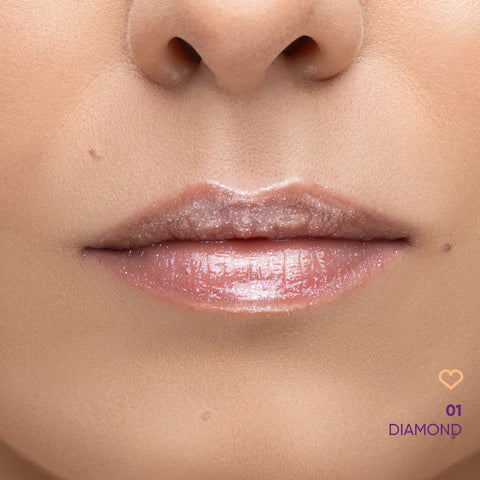NEJHA Diamond Crush – Lip Oil Scintillante – 01 Diamond