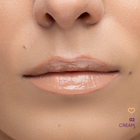 NEJHA Lip-Ossession Hydraglow Stick – Ultra-shiny Gloss in Stick – 02 Cream