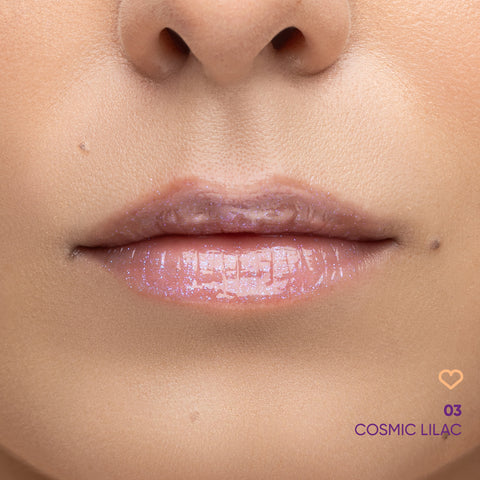 NEJHA Diamond Crush – Lip Oil Scintillante – 03 Cosmic Lilac