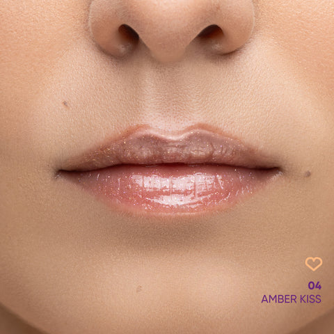 NEJHA Diamond Crush – Lip Oil Scintillante – 04 Amber Kiss