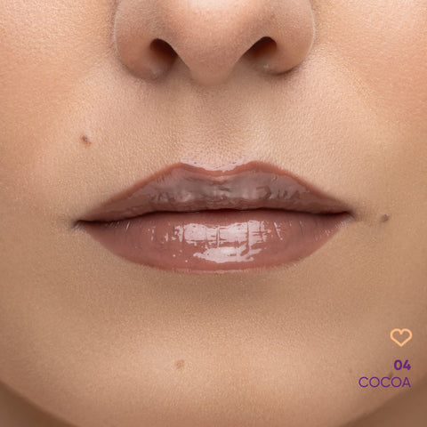 NEJHA Lip-Ossession Hydraglow Stick – Ultra-shiny Gloss in Stick – 04 Cocoa