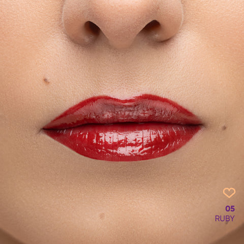 NEJHA Lip-Ossession Hydraglow Stick – Ultra-shiny Gloss in Stick – 05 Ruby