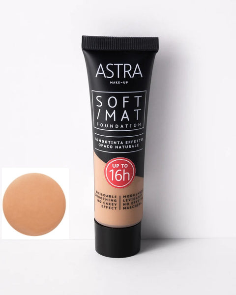 ASTRA SOFT MAT FOUNDATION - Fondotinta Effetto Opaco Naturale 06