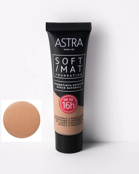 ASTRA SOFT MAT FOUNDATION - Fondotinta Effetto Opaco Naturale 07