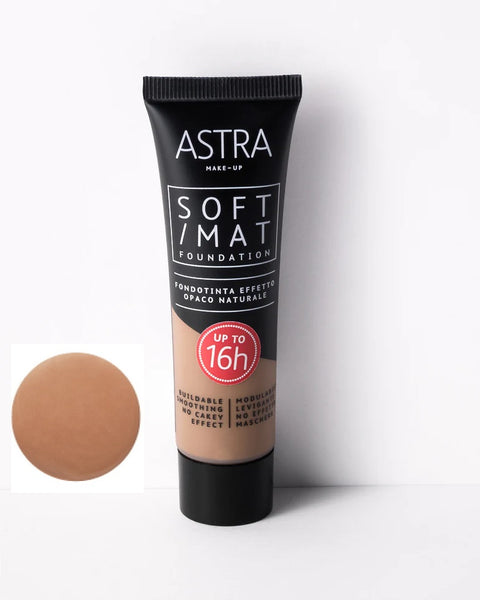 ASTRA SOFT MAT FOUNDATION - Fondotinta Effetto Opaco Naturale 08