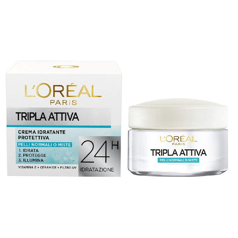 CREMA L'OREAL TRIPLA ATTIVA 24H 50ML