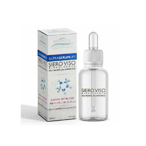 RETINOL COMPLEX SIERO VISO RIMPOLPANTE ALL'ACIDO IALURONICO ANTIRUGHE 30ML