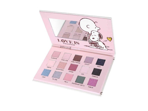 BELLA OGGI X SNOOPY LOVE IS PALETTE OMBRETTI 15 COLORI