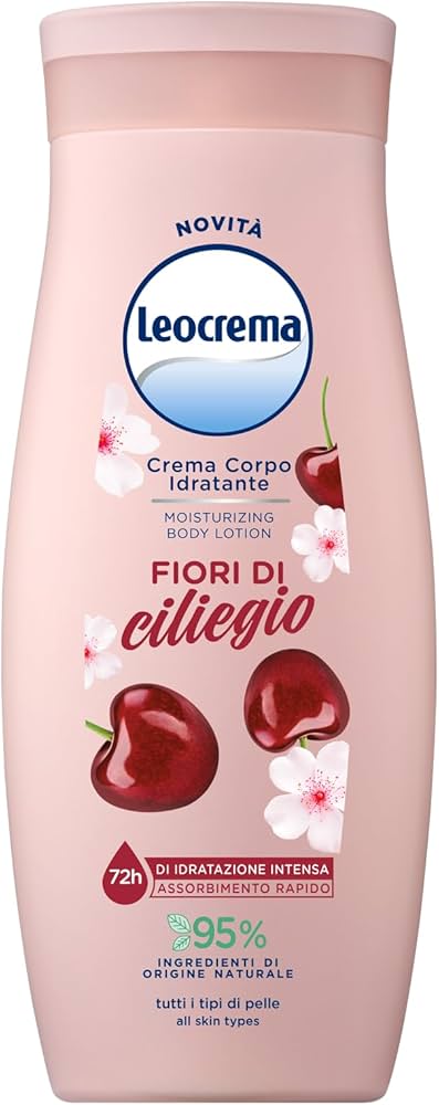 LEOCREMA CREMA CORPO IDRATANTE AI FIORI DI CILIEGIO 250 ml