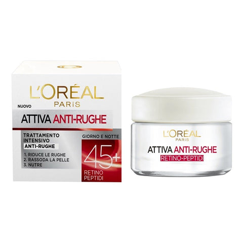 L'OREAL CREMA VISO ANTIRUGHE +45 50ML