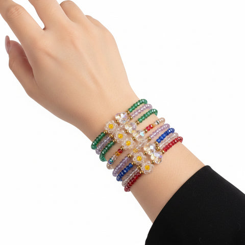 SET BEACCIALI 12pcs MODELLO FIORE