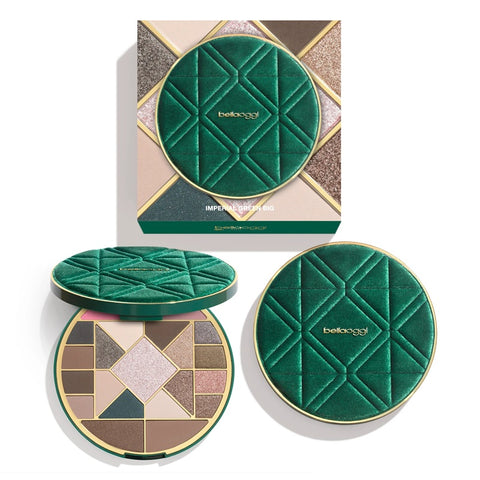 BELLA OGGI VELVET PALETTE DREAM IMPERIAL GREEN LARGE