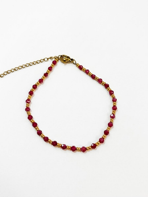 BRACCIALE mini perline GOLD