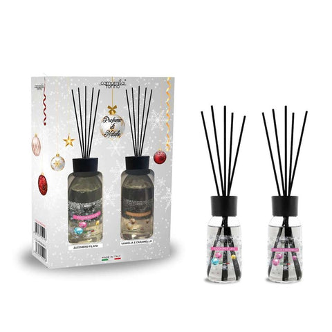 CAMOMILLA TORINO Set Diffusori 125ml Zucchero Filato + Vaniglia e Caramello