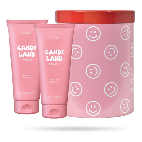 PUPA HAPPY BOX CANDY LANDY 2 PCS- shower gel 200ml + body lotion 200ml