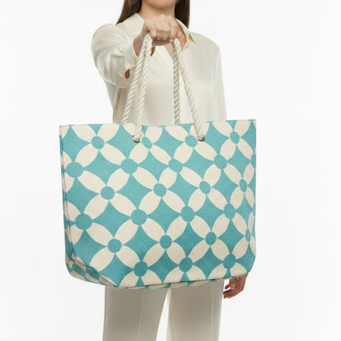 Borsa mare fiore (azzurra)