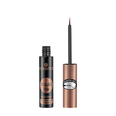 ESSENCE-liquid ink brown eyeliner occhi resistente all'acqua brown