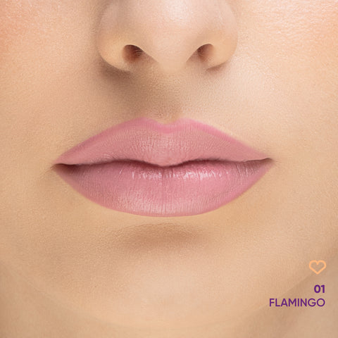 NEJHA Lip-Ossession – Rossetto cremoso – 01 Flamingo