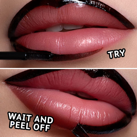 Astra MARE FUORI lip tattoo peel off 2