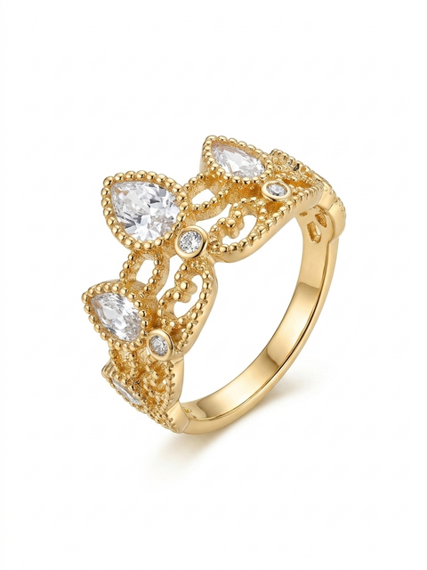 Anello corona regolabile in acciaio