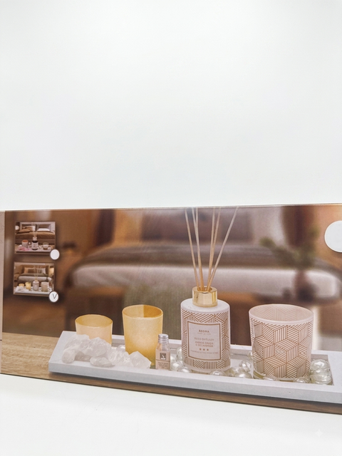 AD FRAGRANCE KIT PER PROFUMAZIONE CON DIFFUSORE 100ml + bastoncini +OLIO PROFUMATO 10ml