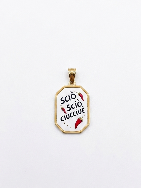 Charm sciò sciò ciucciuè in acciaio