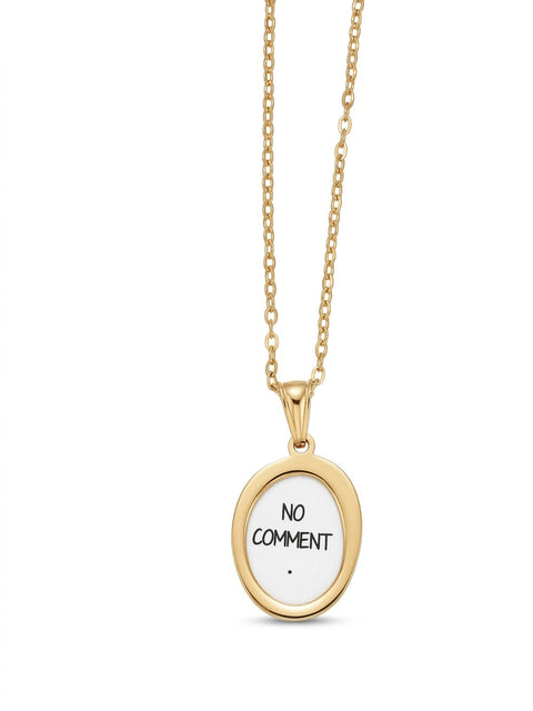 CHARM NO COMMENT +COLLANA OMAGGIO GOLD