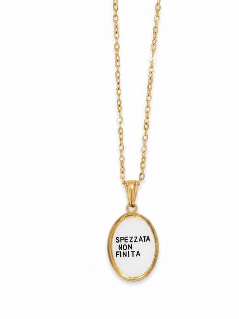 CHATM SPEZZATA NON FINITA +COLLANA OMAGGIO