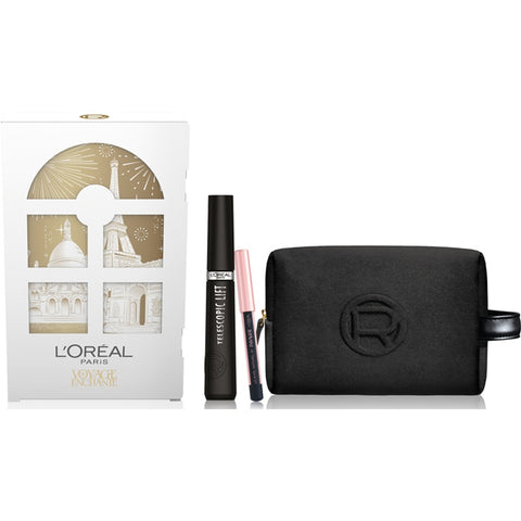 L'OREAL CONFEZIONE REGALO POCHETTE + MASCARA TELESCOPIC + MINI MATITA