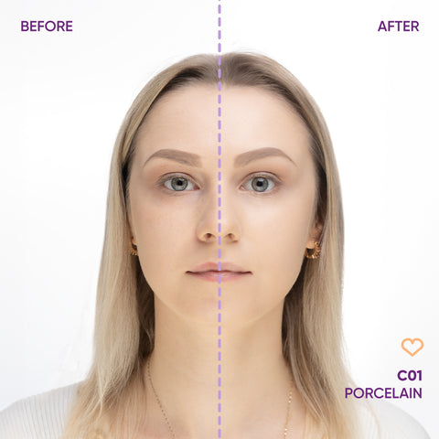 NEJHA Supernova – Fondotinta Glow – C01 Porcelain