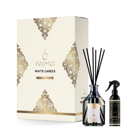 ROOMOI DIFFUSORE 200ML E SPRAY 100ML WHITE CARESS