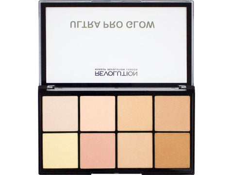 REVOLUTION ULTRA PROW GLOW PALETTE VISO 8 SHADE