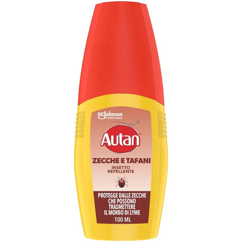 AUTAN ZECCHE E TAFANI INSETTO REPELLENTE 12H 100ML