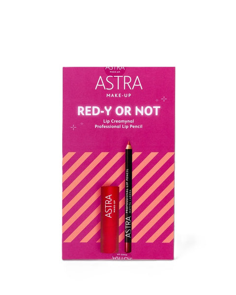 COFANETTO ASTRA RED-Y OR NOT - Duo Rossetto + Matita Labbra