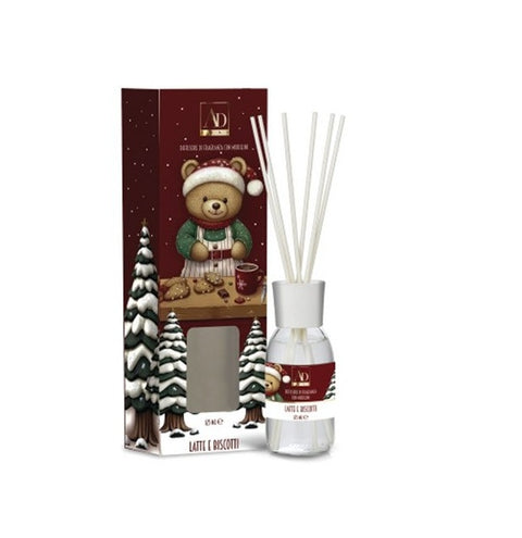 DIFFUSORE DI FRAGANZA CON MIDOLLINI 125ML LATTE E BISCOTTI