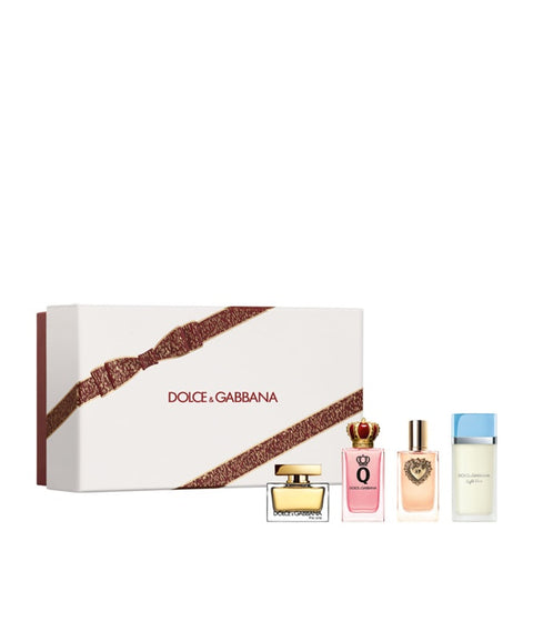 CF PROFUMI MINI SIZE DOLCE &  GABBANA Light Blue edt 5ml + Devotion edp 5ml + Q edp 5ml + The One edp 5ml