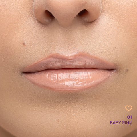 NEJHA Lip-Ossession Hydraglow Stick – Ultra-shiny Gloss in Stick – 01 Baby Pink