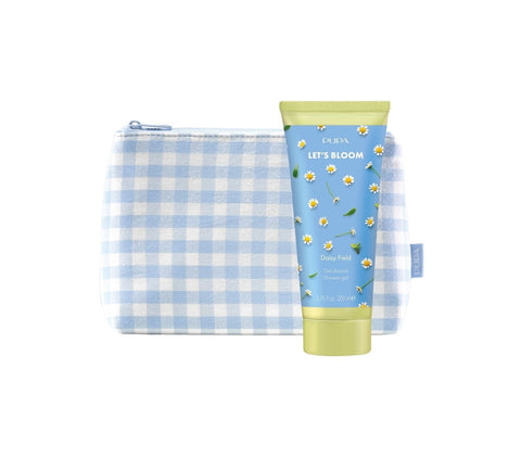 PUPA LET'S BLOOM DAISY FIELD CONFECT 2 PCS-gel doccia 200ml + pochette