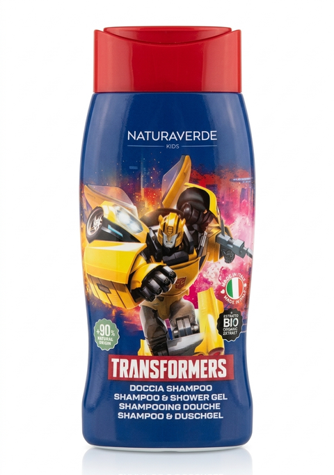 NATURA VERDE TRANSFORMERS DOCCIA E SHAMPOO 250ml