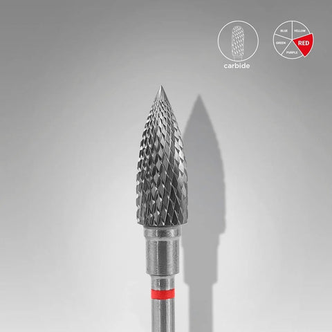 STALEKS EXPERT
Fresa in metallo duro a fiamma rossa, diametro 5 mm, parte lavorativa 13,5 mm