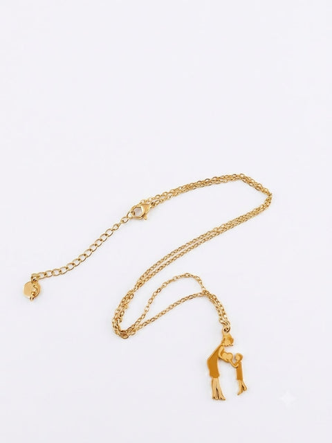 COLLANA MADRE CON BAMBINO GOLD