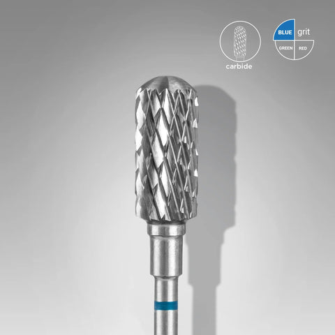 STALEKS EXPERT
Fresa in metallo duro «cilindro arrotondato» blu, diametro 6 mm, parte lavorativa 14 mm