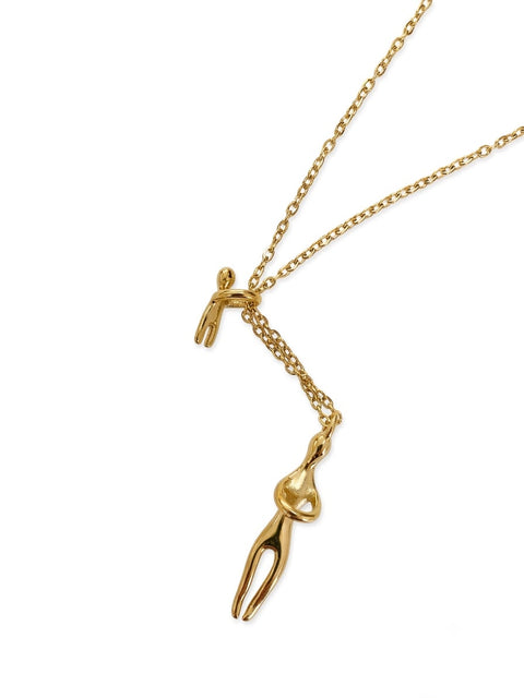 COLLANA MADRE CON BAMBINO IN BRACCIO SCOMPONIBILE GOLD