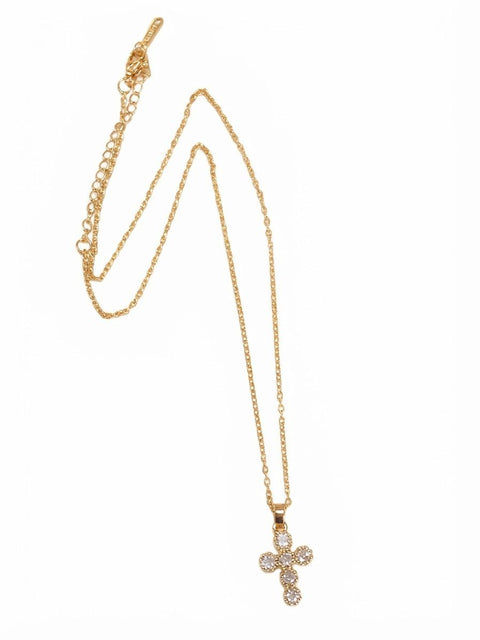 COLLANA CROCE MINI GOLD