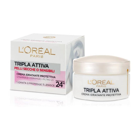 CREMA L'OREAL IDRATANTE TRIPLA ATTIVA 50 ML